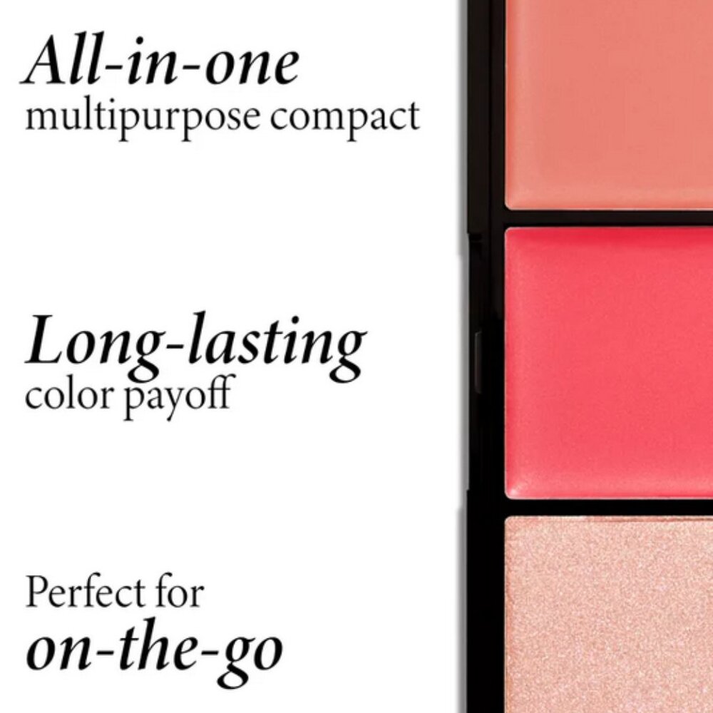 LAURA GELLER Made To Multitask Eye, Lip, Cheek Face Palette COLOR: THINK PINK - Picture 4 of 5